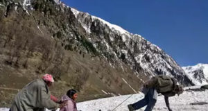 Enjoy Snowfall In Sonmarg